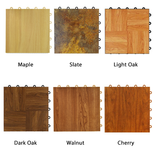 Max Tile Raised Modular Floor Tile 6 colors named