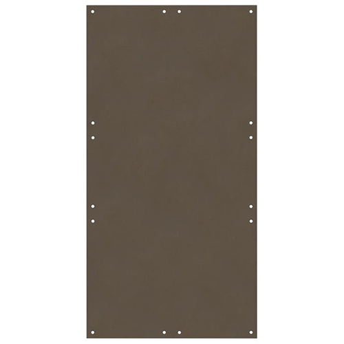 Ground Protection Mats 4x8 ft Black smooth side top view on white background