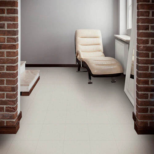 Leather PVC Floor Tile ostrich white tile installed in lounge