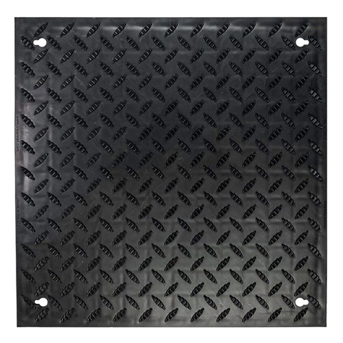 Wearwell Foundation Platform System Diamond-Plate 12x36x72 Inch Kit Tile Top