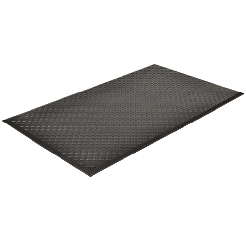 Choice 3' x 5' Black Grease-Resistant Anti-Fatigue Closed-Cell