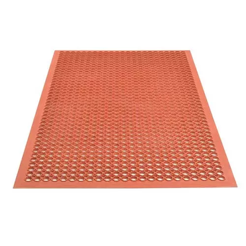 heavy duty red rubber mat for commercial kitchen