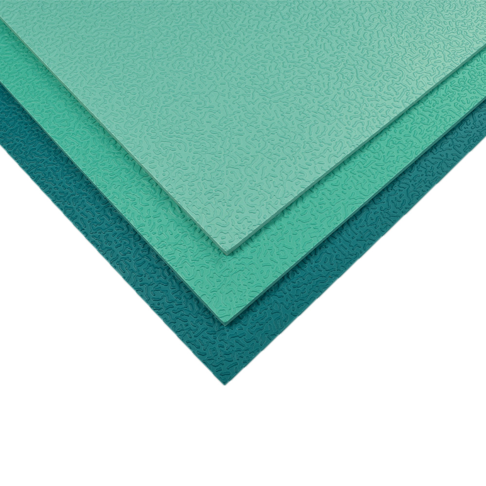 Caribbean Collection AquaTile Aquatic Flooring 3/8 Inch x 2x2 Ft. color stack in green shades
