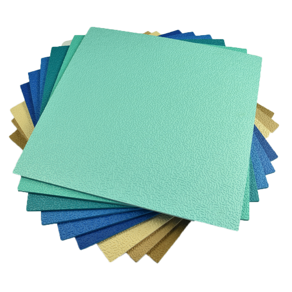 AquaTile Aquatic Flooring 3/8 Inch x 2x2 Ft. Caribbean and Coastal Color Collections all colors stacks