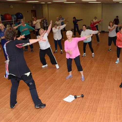 Max Tile Aerobic Flooring at LE Phillips Senior Center