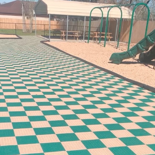 outdoor playground walkway 