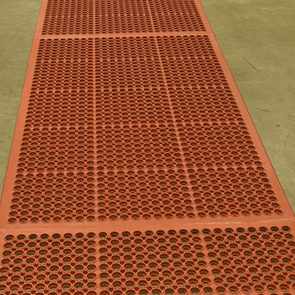 VIP Topdek Senior Red Mat 3 x 14 Feet 8 Inches over concrete