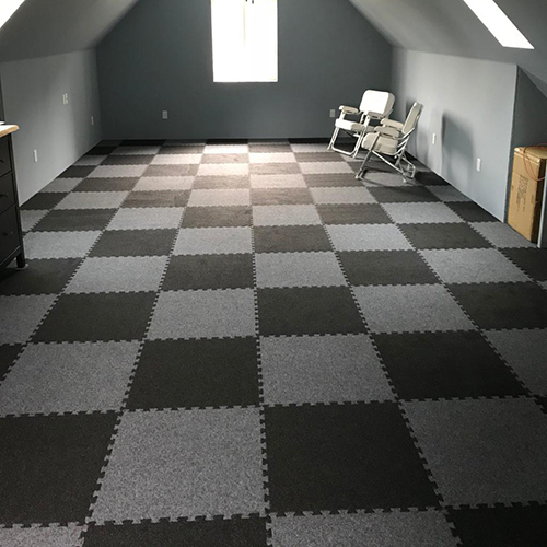 interlocking carpet tiles how to measure flooring