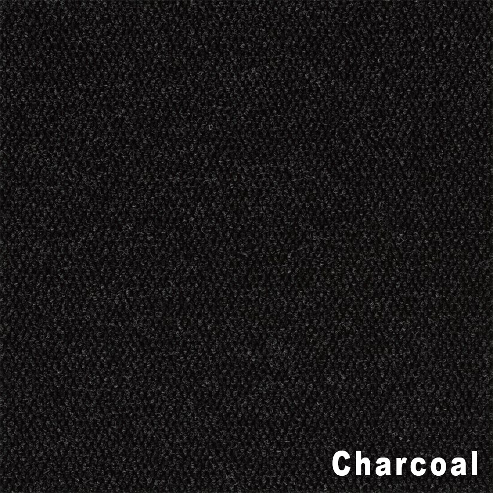  24x24 Carpet Tile Imperial Hobnail - charcoal