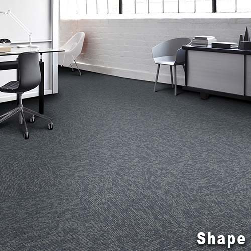 Bold Thinking Commercial Carpet Tiles 24x24 Inch Carton of 24 Shape Install Quarter Turn
