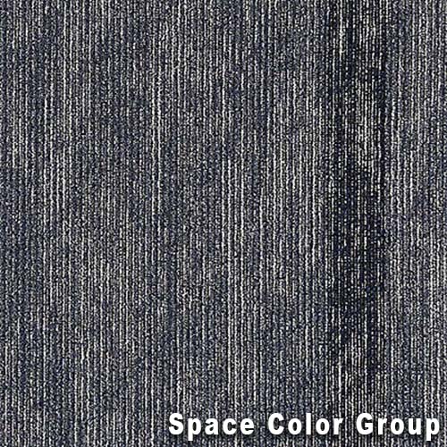 Details Matter Commercial Carpet Tiles 24x24 Inch Carton of 24 Space Full Large Stripe