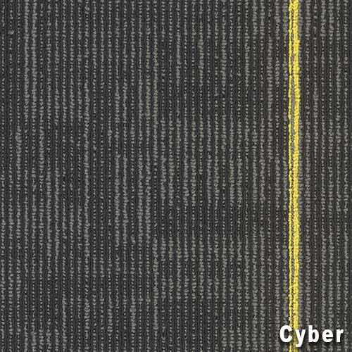 Echo Commercial Carpet Tiles 24x24 Inch Carton of 18 Cyber Full