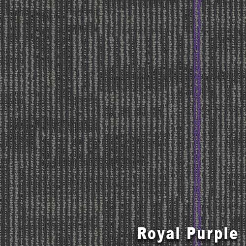 Echo Commercial Carpet Tiles 24x24 Inch Carton of 18 Royal Purple Full