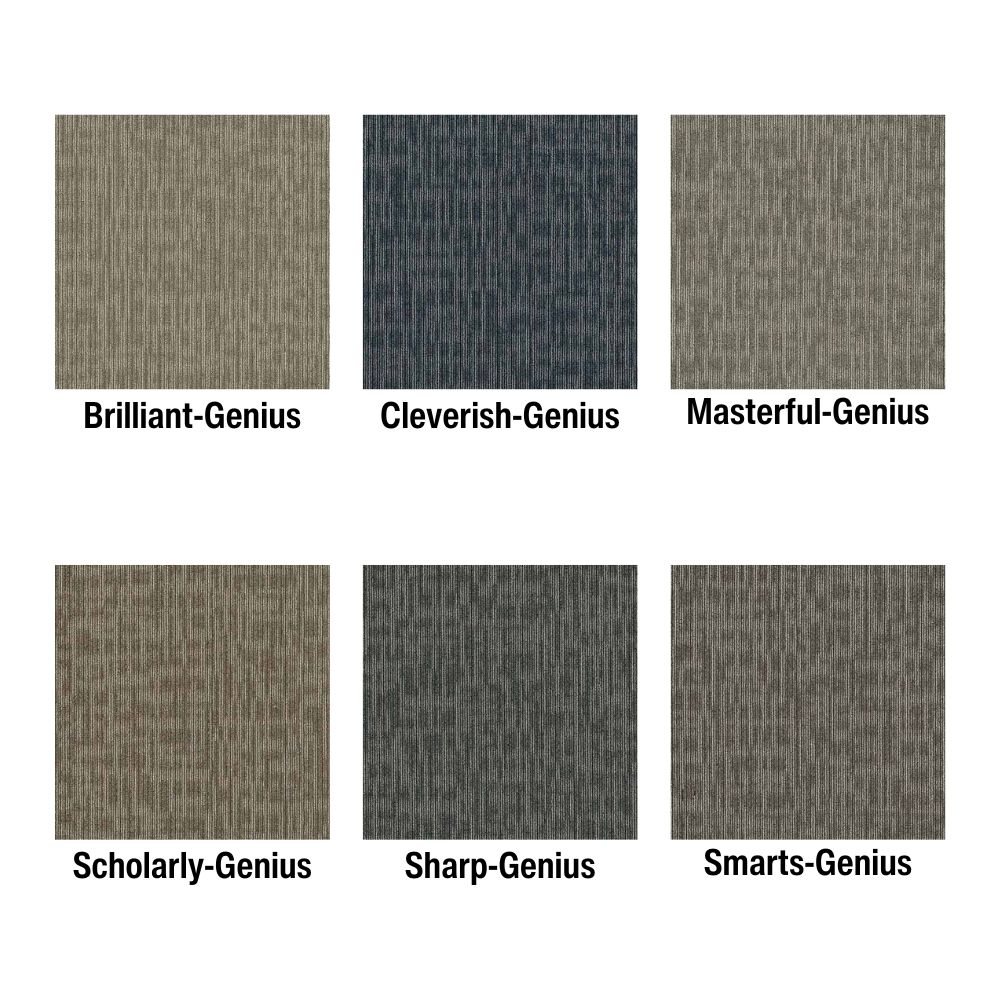 Genius Commercial Carpet Tiles all colors