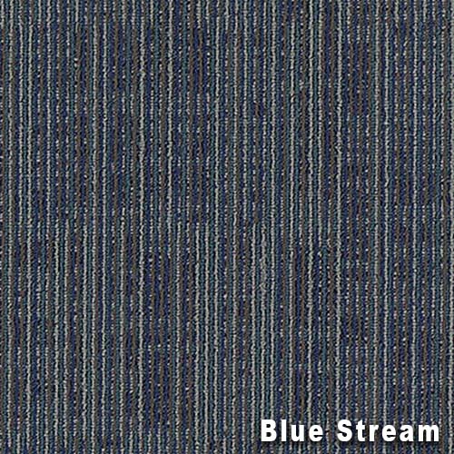 Get Moving Commercial Carpet Tiles 24x24 Inch Carton of 24 Blue Stream Full