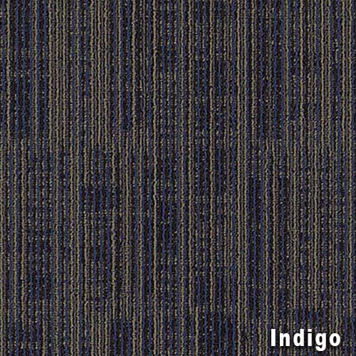 Get Moving Commercial Carpet Tiles 24x24 Inch Carton of 24 Indigo Batik Full