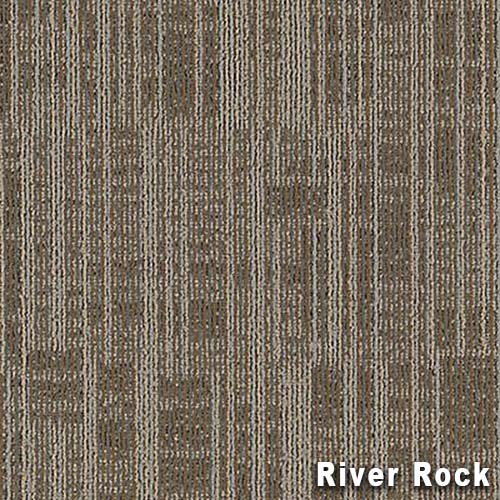 Get Moving Commercial Carpet Tiles 24x24 Inch Carton of 24 River Rock Full