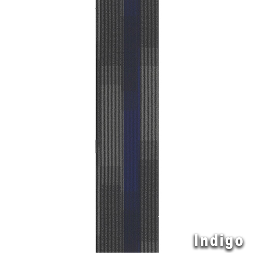 Magnify Commercial Carpet Planks 12x48 inch Carton of 14 Indigo full