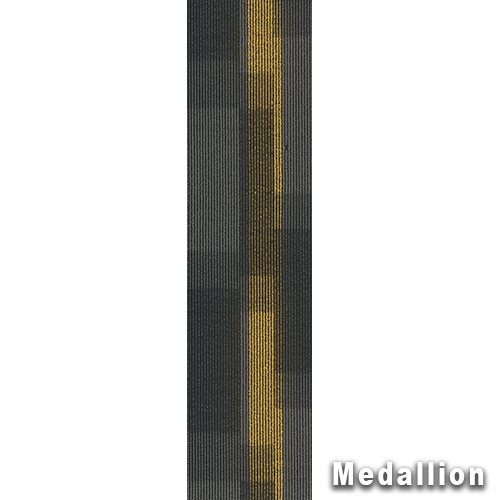 Magnify Commercial Carpet Planks 12x48 inch Carton of 14 Medallion full