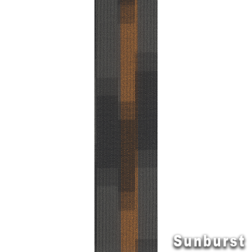Magnify Commercial Carpet Planks 12x48 inch Carton of 14 Sunburst full