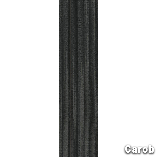 Reverb Commercial Carpet Planks 12x48  Inch Carton of 14 Carob full