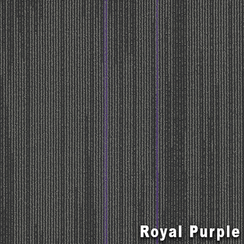Reverb Commercial Carpet Tiles 24x24 Inch Carton of 18 Royal Purple full