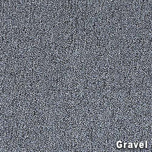 Scholarship II Commercial Carpet Tiles 24x24 Inch Carton of 18 Gravel Full