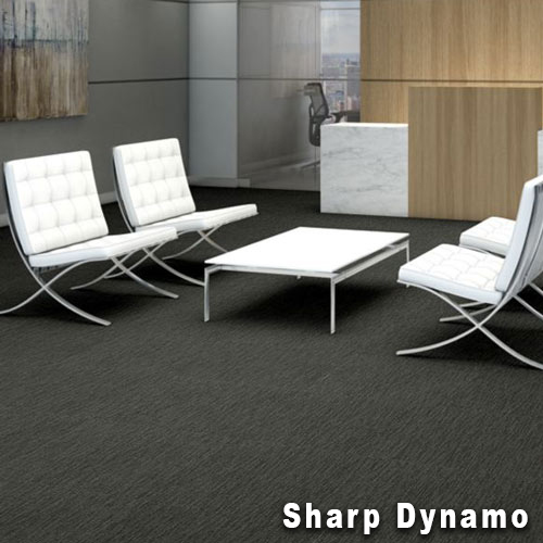 Dynamo Commercial Carpet Tiles dynamo install waiting room.