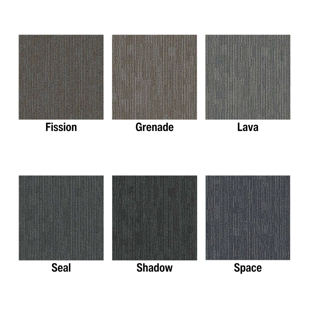 Surface Stitch Commercial Carpet Tiles 24x24 Inch Carton of 24 all colors