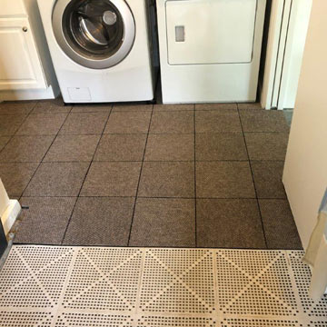 flooring for under washer and dryer