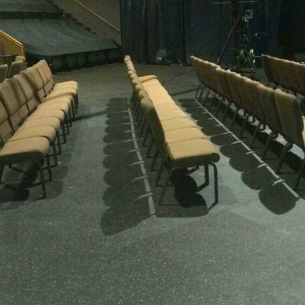 rubber flooring for church