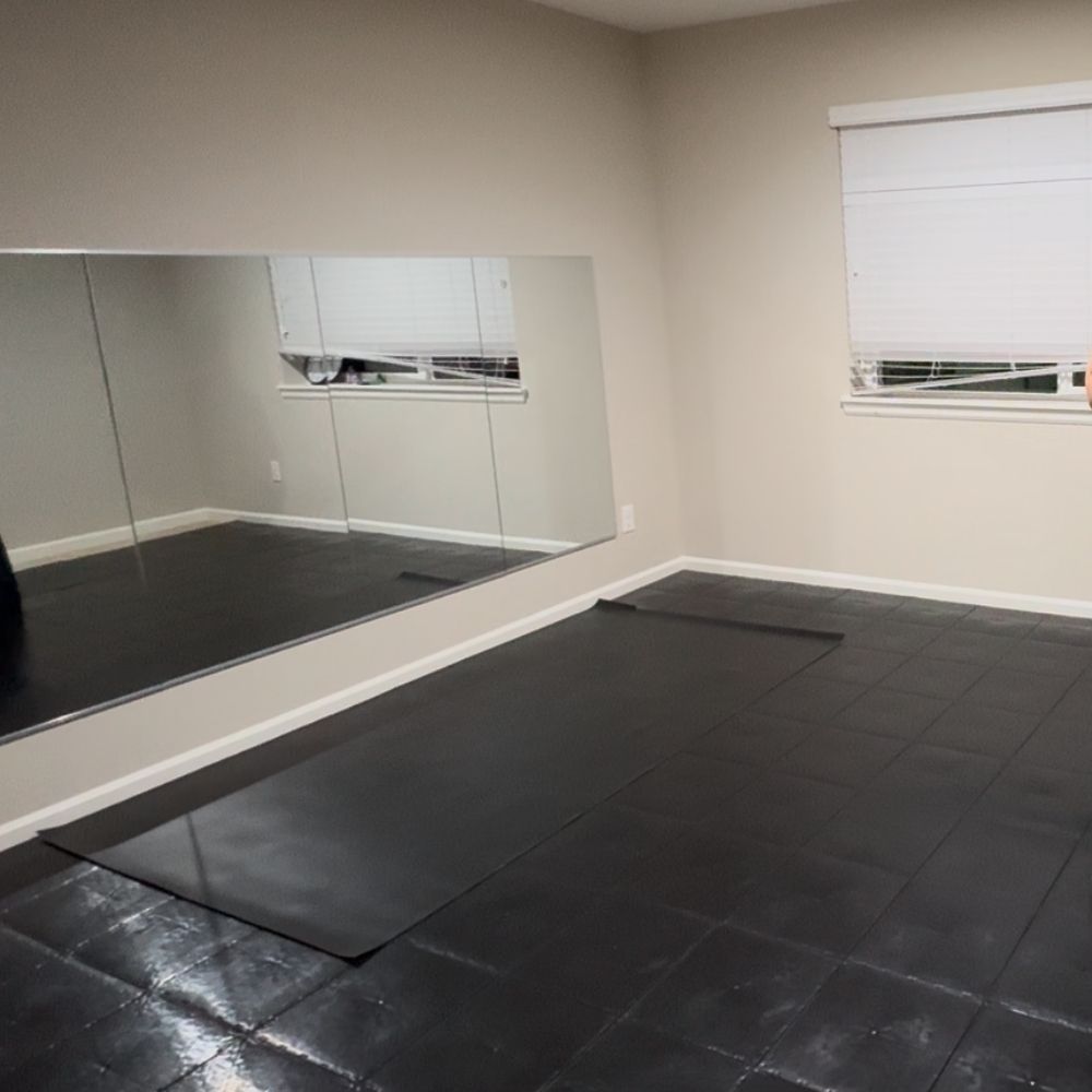 home dance studio subfloor