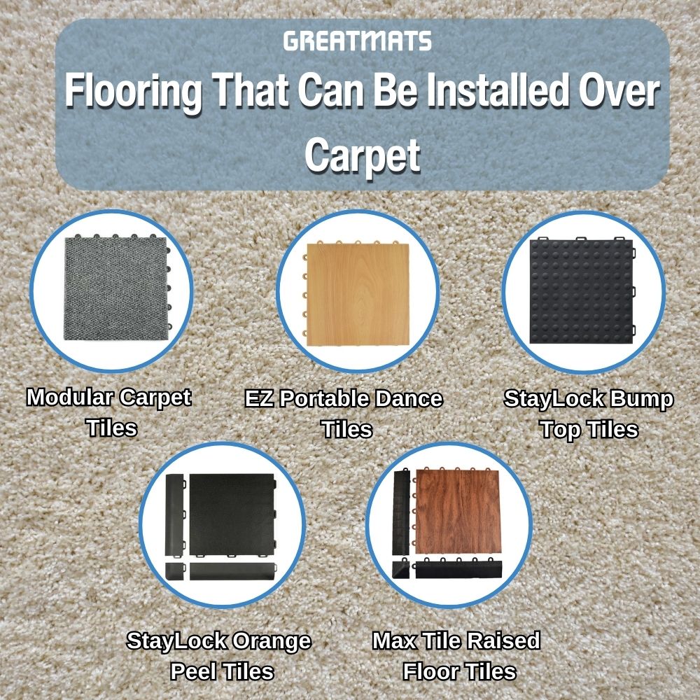 flooring that can be installed over carpet