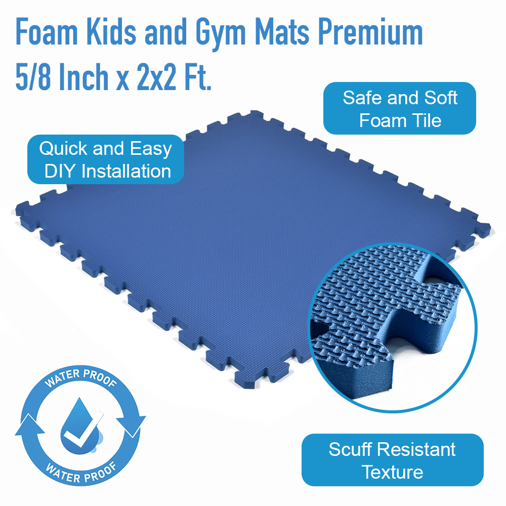 Children's Foam Floor Mats 5/8 Premium infographic