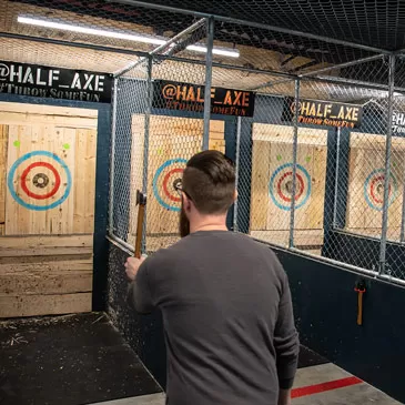 Half Axe Throwing Lanes Installs Rubber Flooring