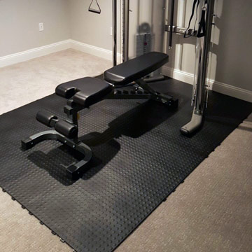 aerobic exercise mat for carpet