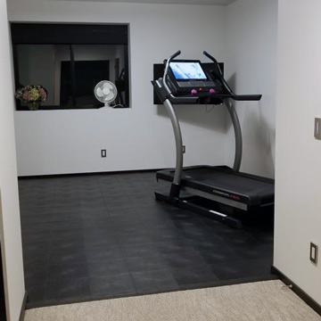 Hard Floor Mat for Treadmill over Carpet