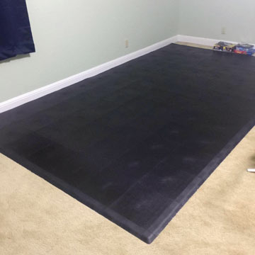 best workout mat for carpet