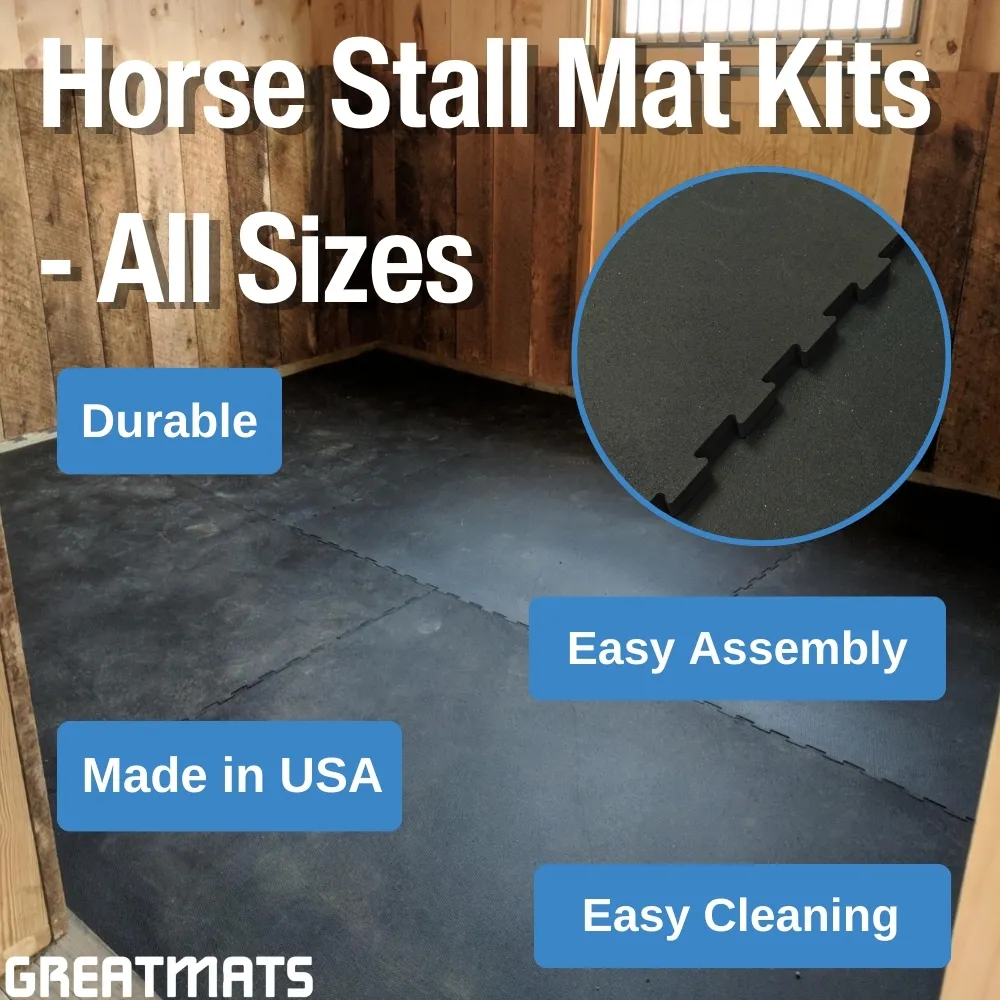 12x12 Horse Stall Mat Kit