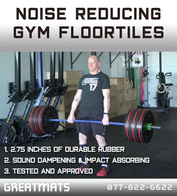 noise reducing gym floor info graphic