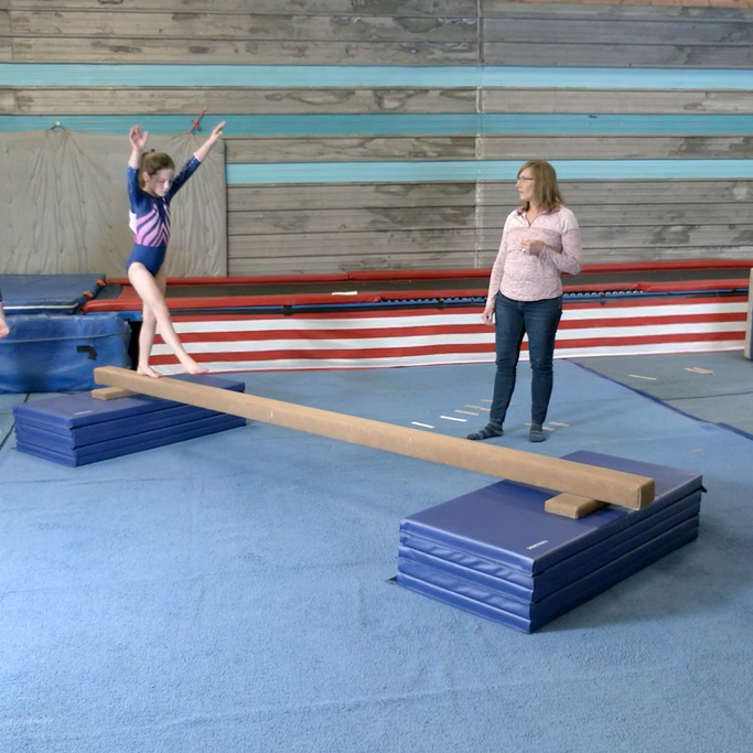 gymnastics training tips on balance beam by greatmats