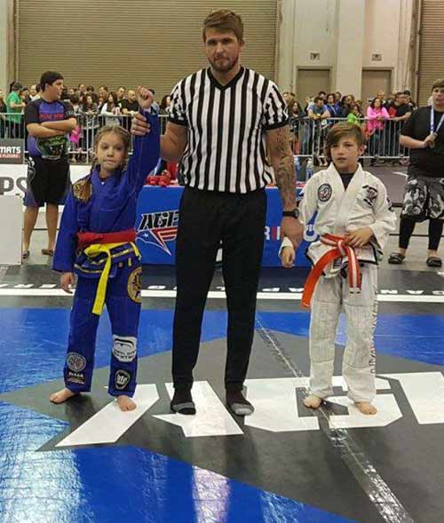 Olivia Terrell won three gold medals at the 2016 Oklahoma State BJJ Championships