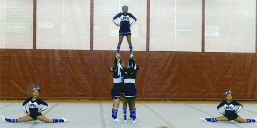 Loy Norrrix High School Cheerleading Action