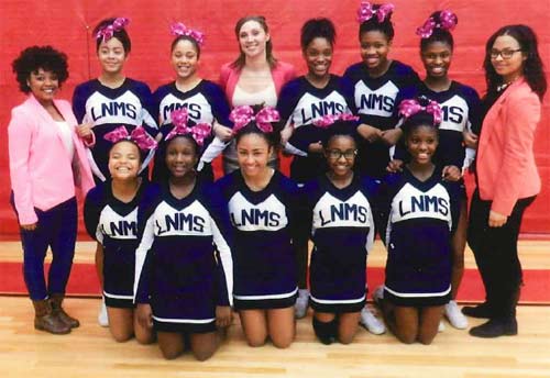 Loy Norrix High School Cheerleading team