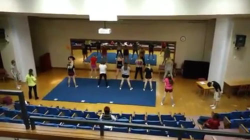 Denfeld High School Cheerleading Practice