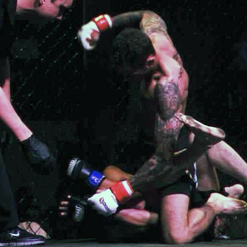 Anthony Ferro during fight