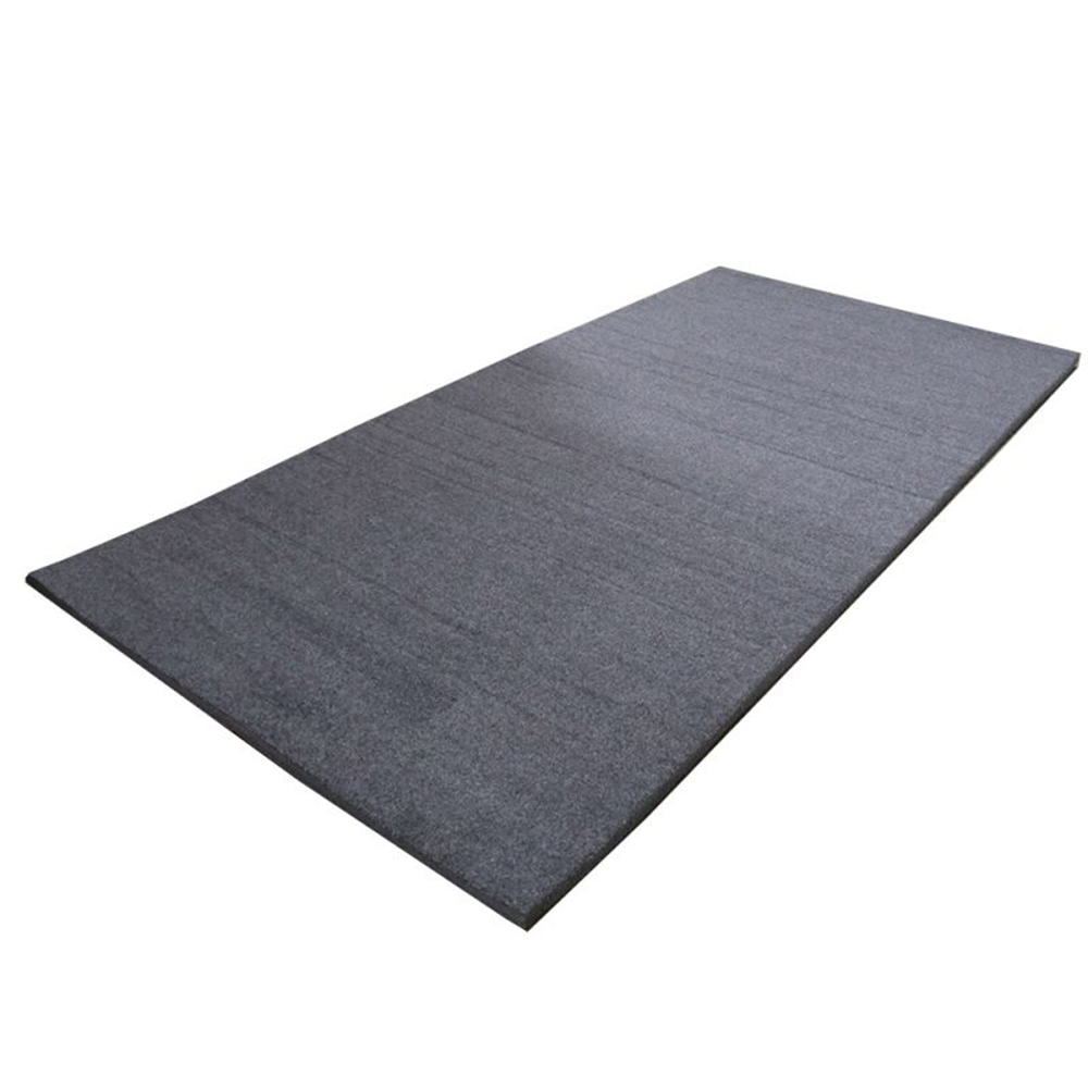 Home Cheer Flexi-Roll Carpet Practice Mat 1-1/4 Inch x 5x10 Ft. full view in charcoal