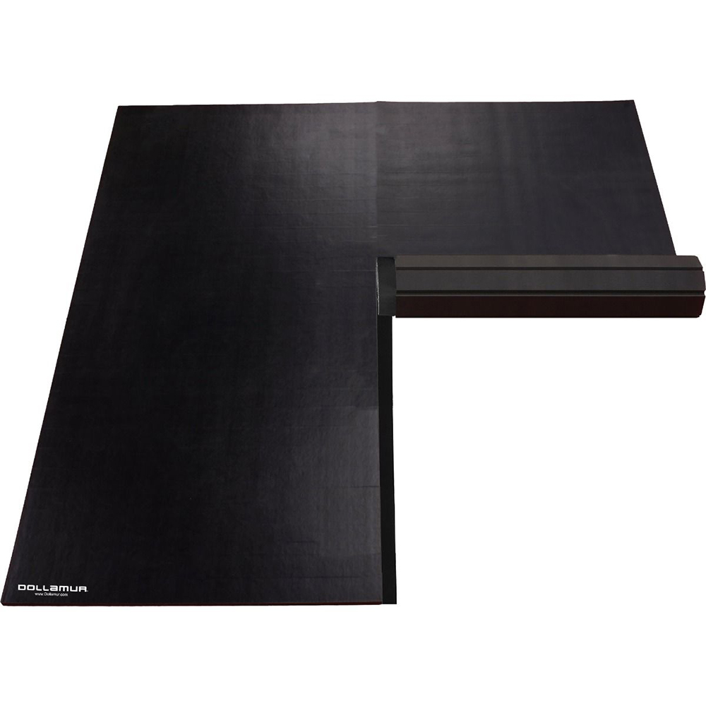 Home Wrestling Flexi-Connect Mat Smooth Surface without Marks 1-1/4 Inch x 10x10 Ft. Black mats