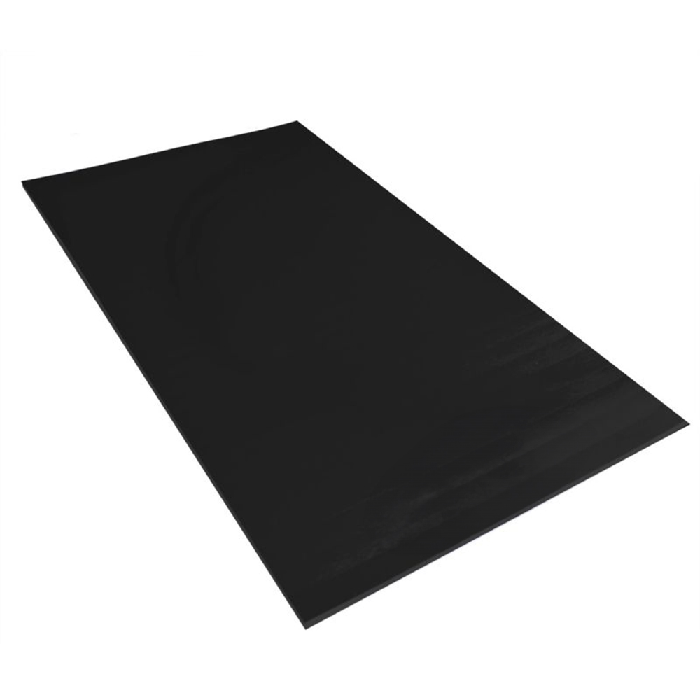 Home Martial Arts Flexi-Roll Mat Tatami Surface 1-1/4 Inch x 10x10 Ft. black rolled out