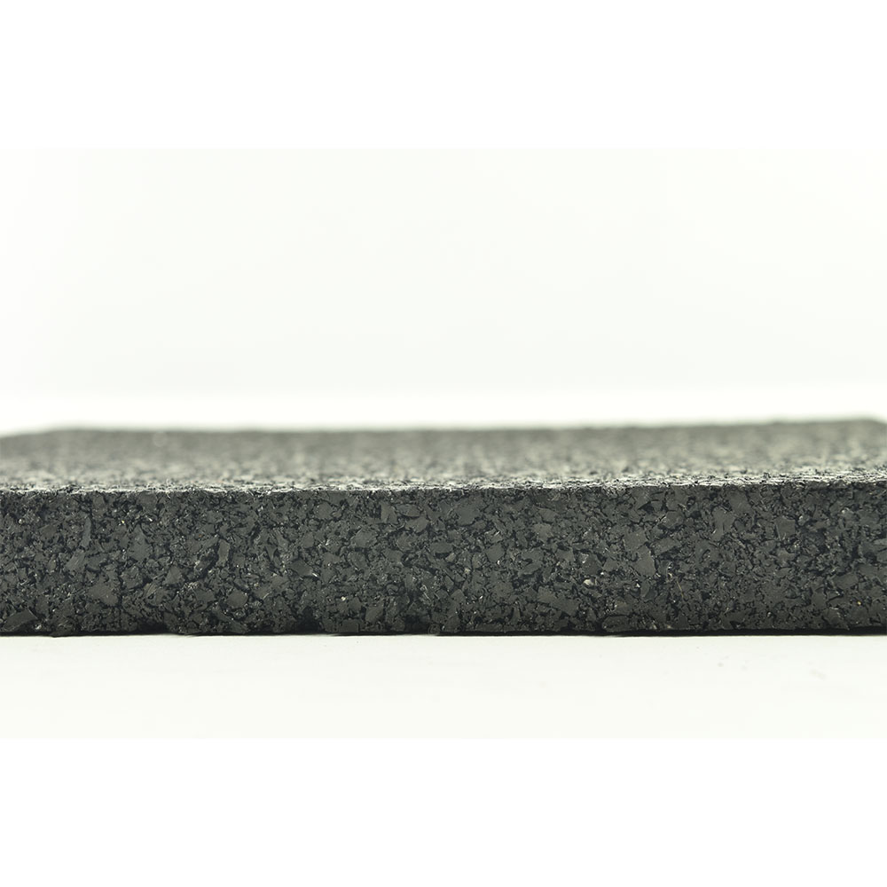 Impact Zone Lifting Platform Rubber Roll showing thickness